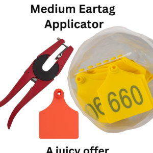 Combo: Cow Eartag + Medium Eartag Applicator (Valid till September 7th)