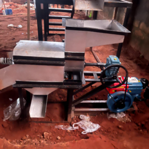 Digester Screw Presser with 175 diesel Engine ? 1tons / day ? Locally Fabricated